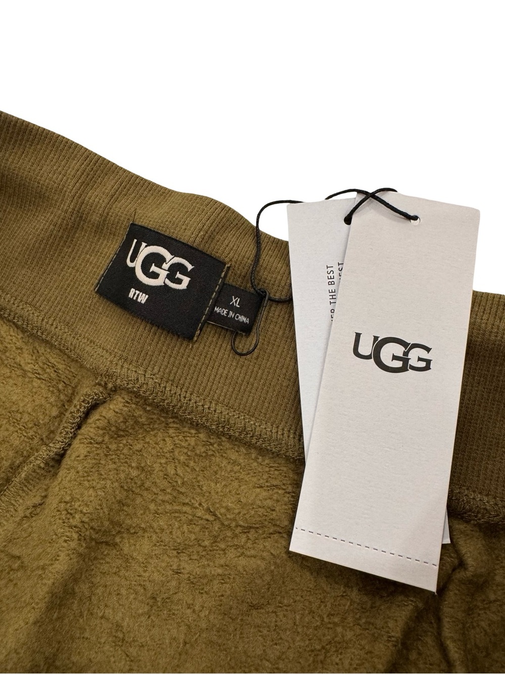UGG Olive Green Plus-Size Drawstring Jogger Pants - Picture 2 of 16